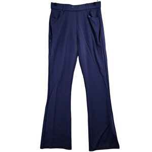 MoFiz Bootcut Dress Pants Womens S Navy Blue Stretch Ponte‎ Flare